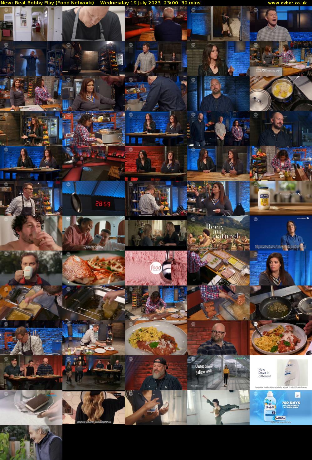 Beat Bobby Flay (Food Network) Wednesday 19 July 2023 23:00 - 23:30