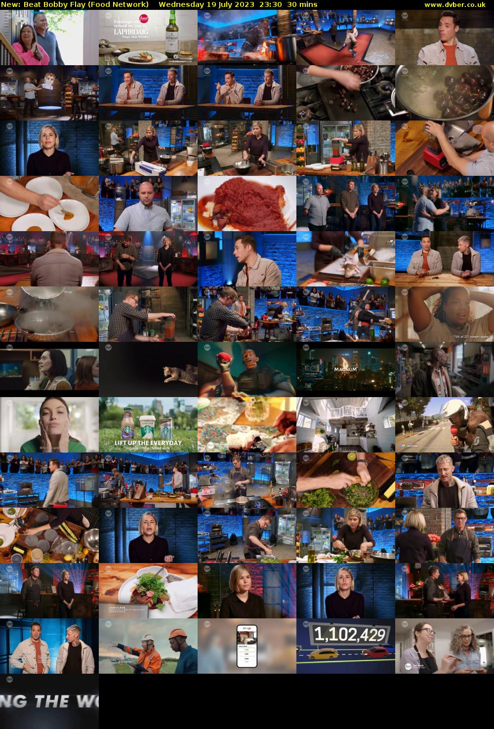 Beat Bobby Flay (Food Network) Wednesday 19 July 2023 23:30 - 00:00