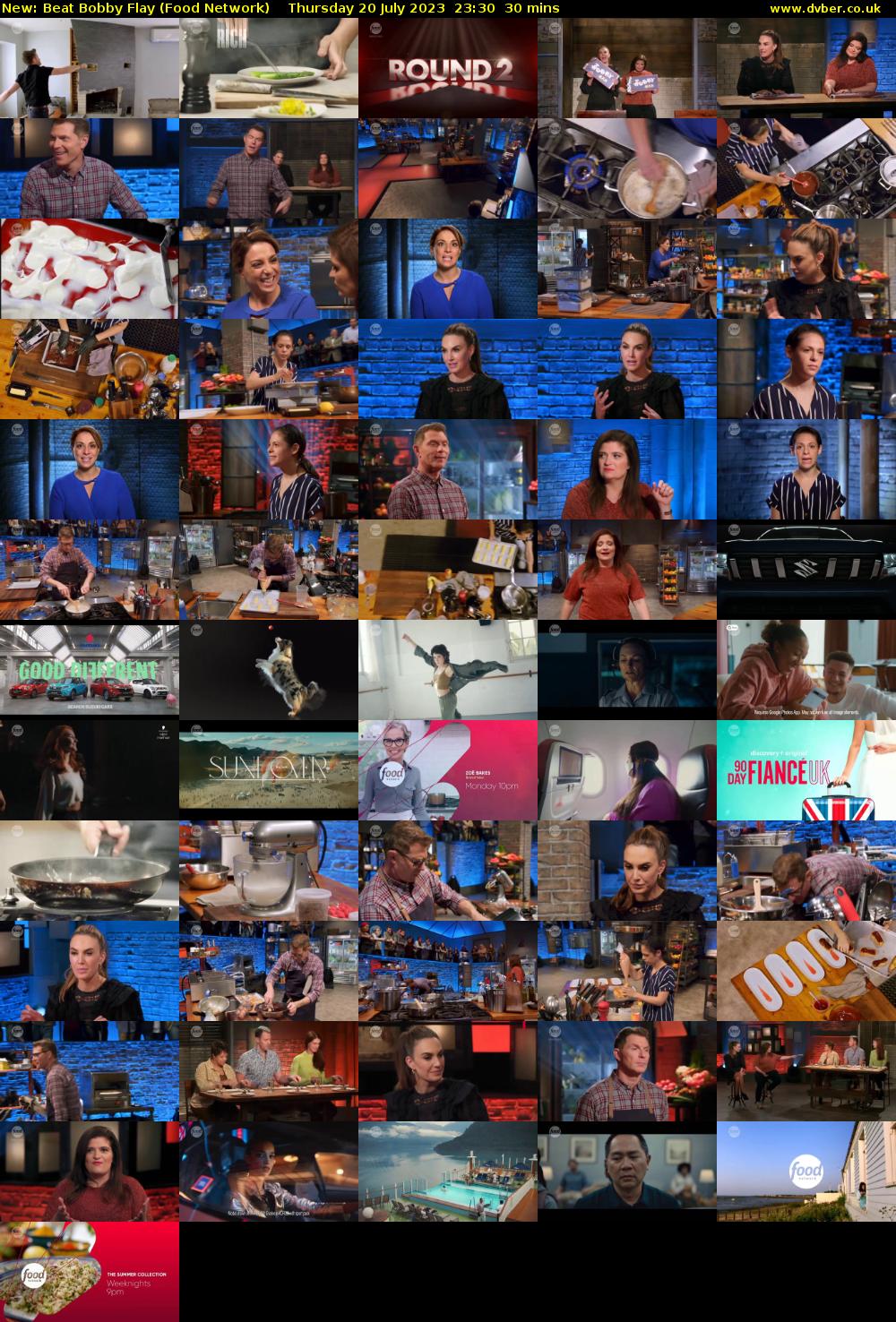 Beat Bobby Flay (Food Network) Thursday 20 July 2023 23:30 - 00:00