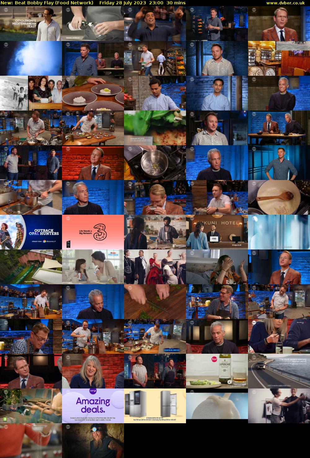 Beat Bobby Flay (Food Network) Friday 28 July 2023 23:00 - 23:30