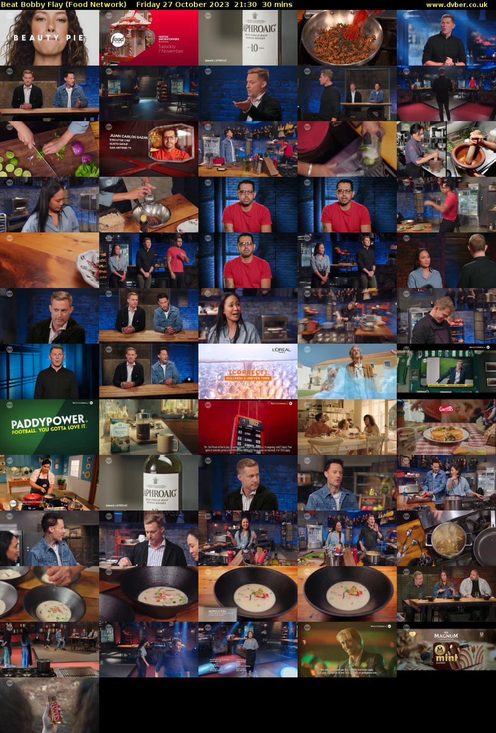Beat Bobby Flay (Food Network) Friday 27 October 2023 21:30 - 22:00
