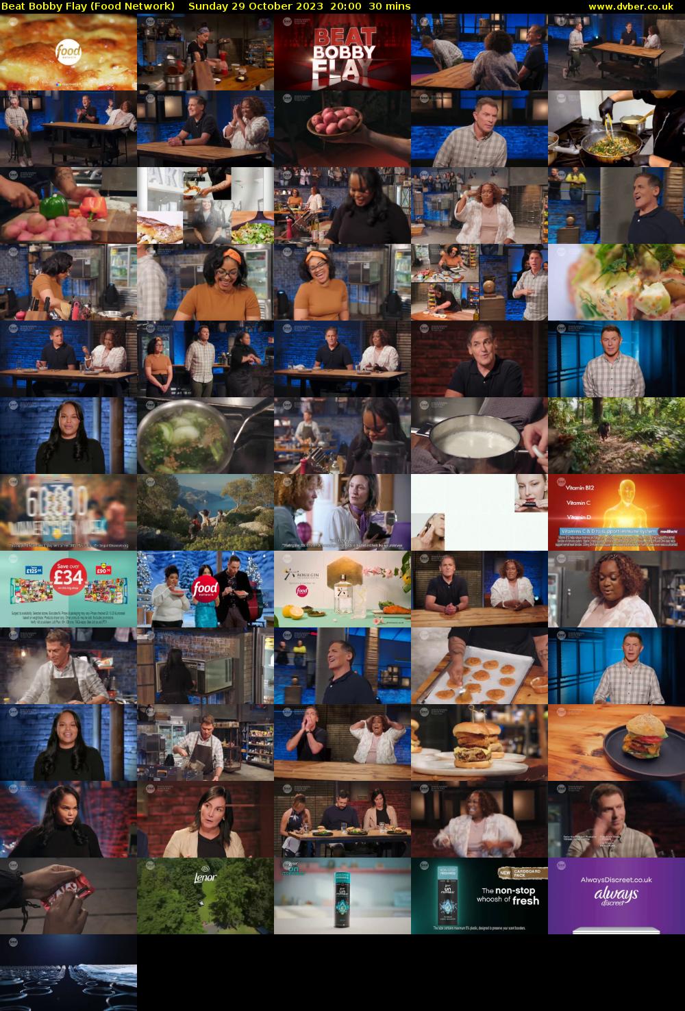 Beat Bobby Flay (Food Network) Sunday 29 October 2023 20:00 - 20:30