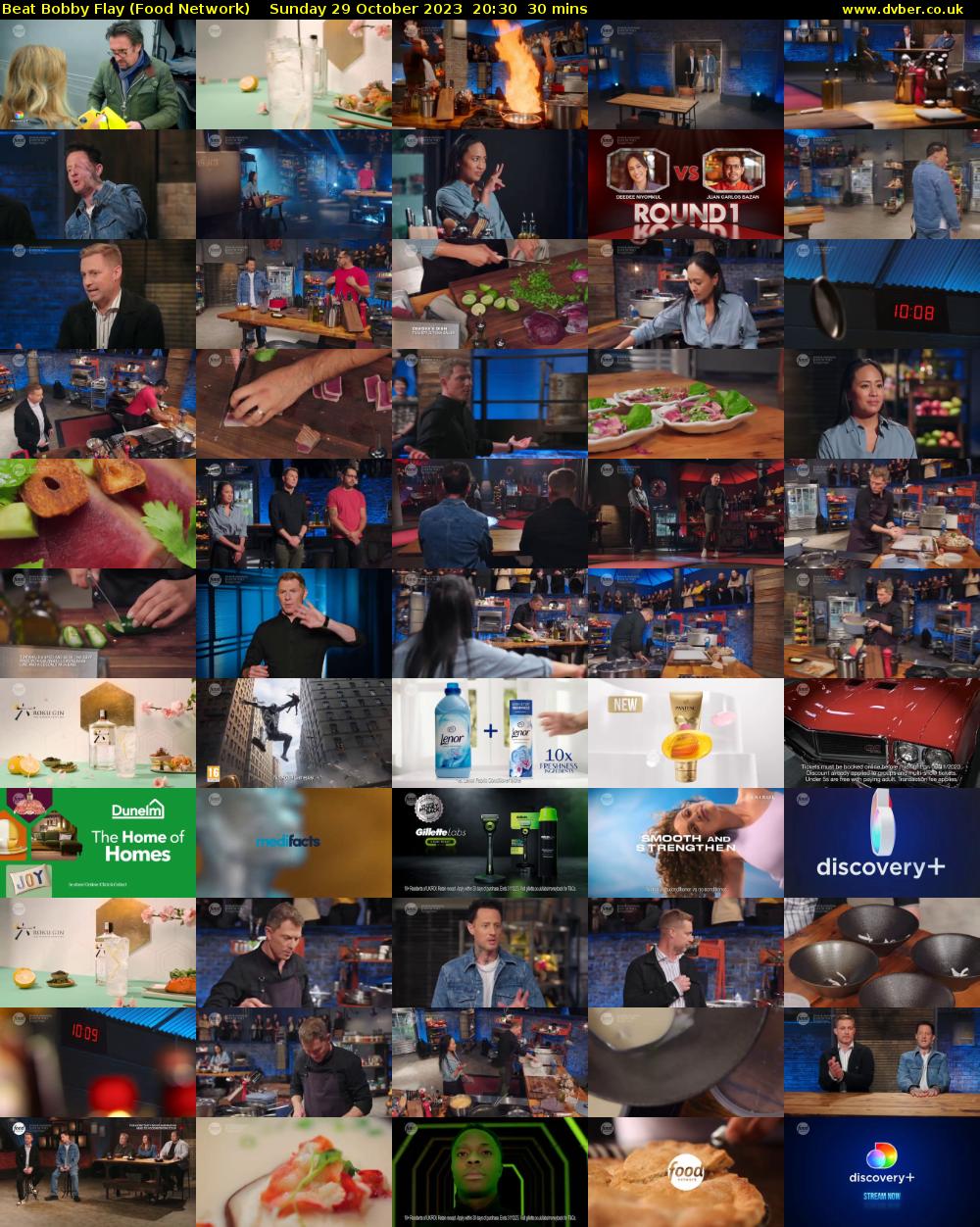 Beat Bobby Flay (Food Network) Sunday 29 October 2023 20:30 - 21:00