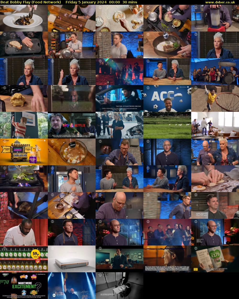 Beat Bobby Flay (Food Network) Friday 5 January 2024 00:00 - 00:30