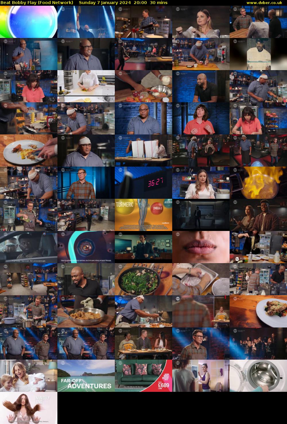 Beat Bobby Flay (Food Network) Sunday 7 January 2024 20:00 - 20:30