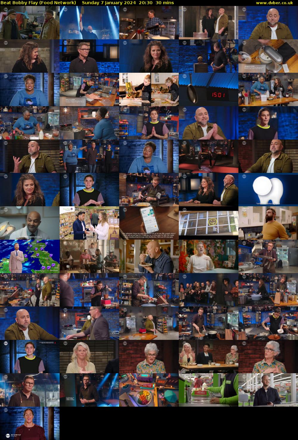 Beat Bobby Flay (Food Network) Sunday 7 January 2024 20:30 - 21:00