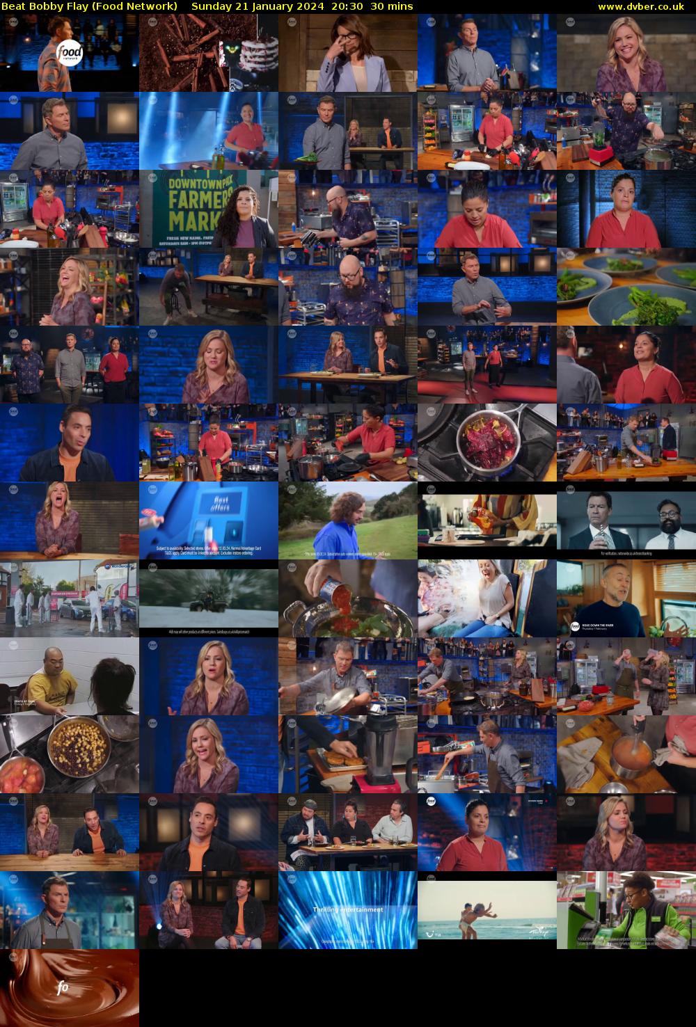 Beat Bobby Flay (Food Network) Sunday 21 January 2024 20:30 - 21:00