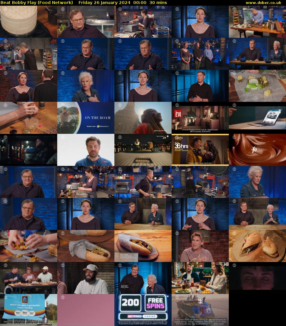 Beat Bobby Flay (Food Network) Friday 26 January 2024 00:00 - 00:30