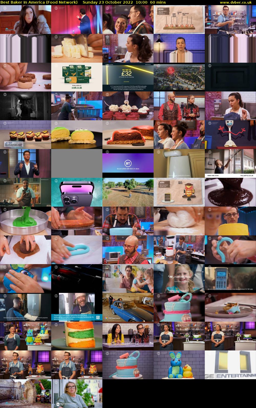 Best Baker In America (Food Network) Sunday 23 October 2022 10:00 - 11:00