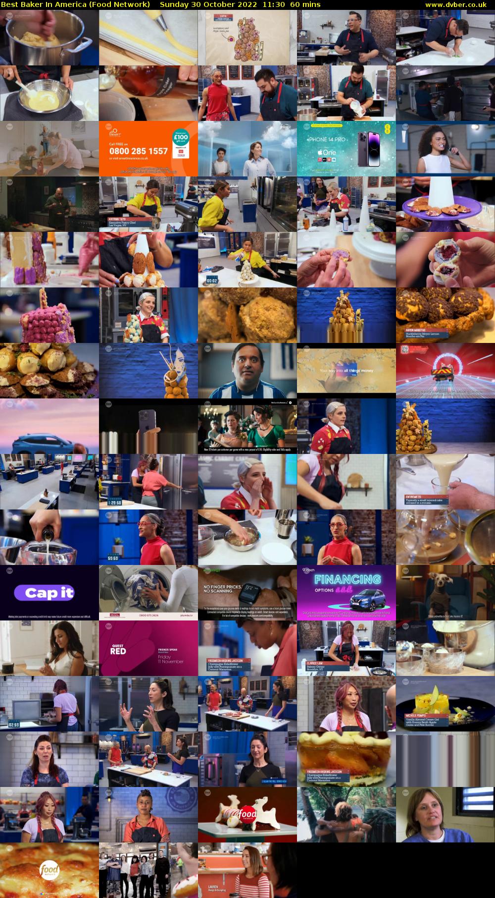 Best Baker In America (Food Network) Sunday 30 October 2022 11:30 - 12:30