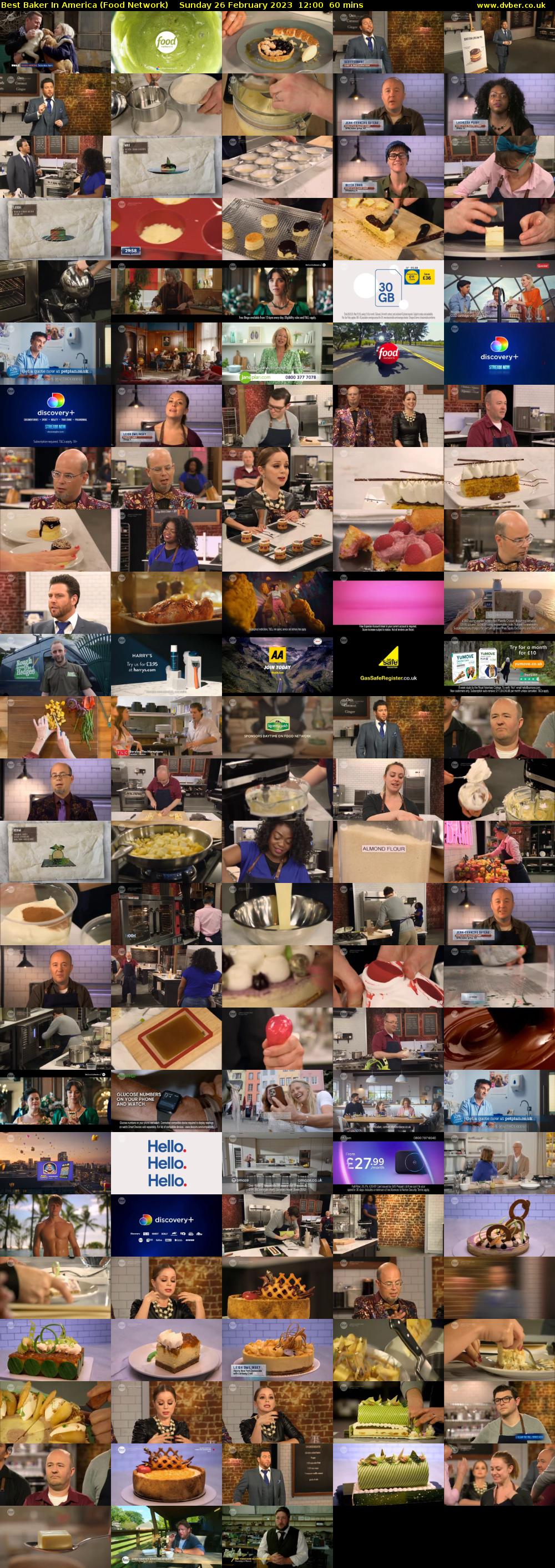 Best Baker In America (Food Network) Sunday 26 February 2023 12:00 - 13:00