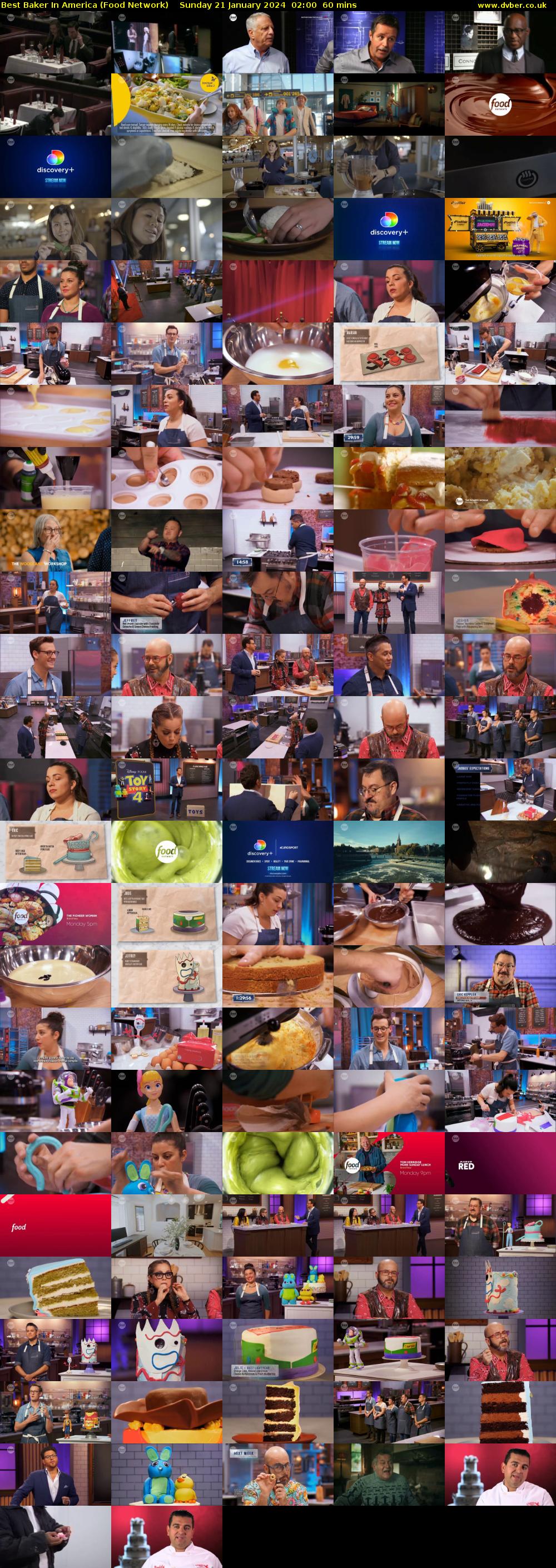 Best Baker In America (Food Network) Sunday 21 January 2024 02:00 - 03:00