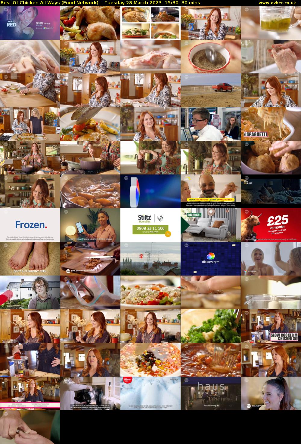 Best Of Chicken All Ways (Food Network) Tuesday 28 March 2023 15:30 - 16:00