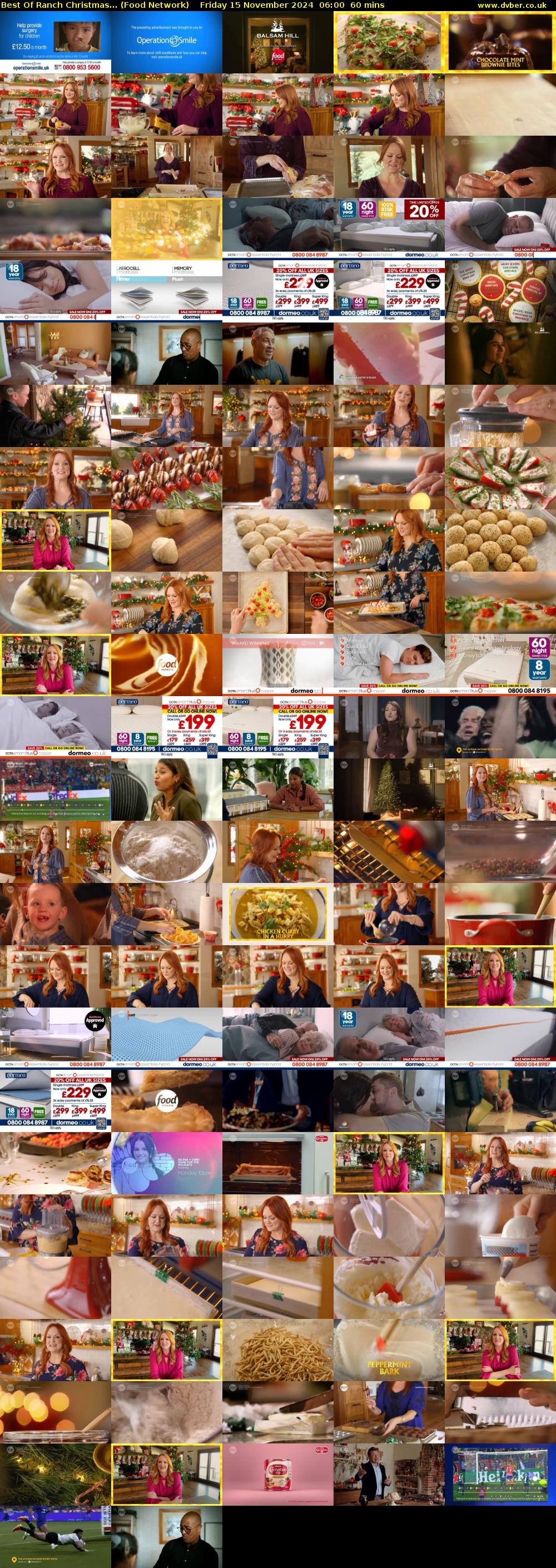 Best Of Ranch Christmas... (Food Network) Friday 15 November 2024 06:00 - 07:00