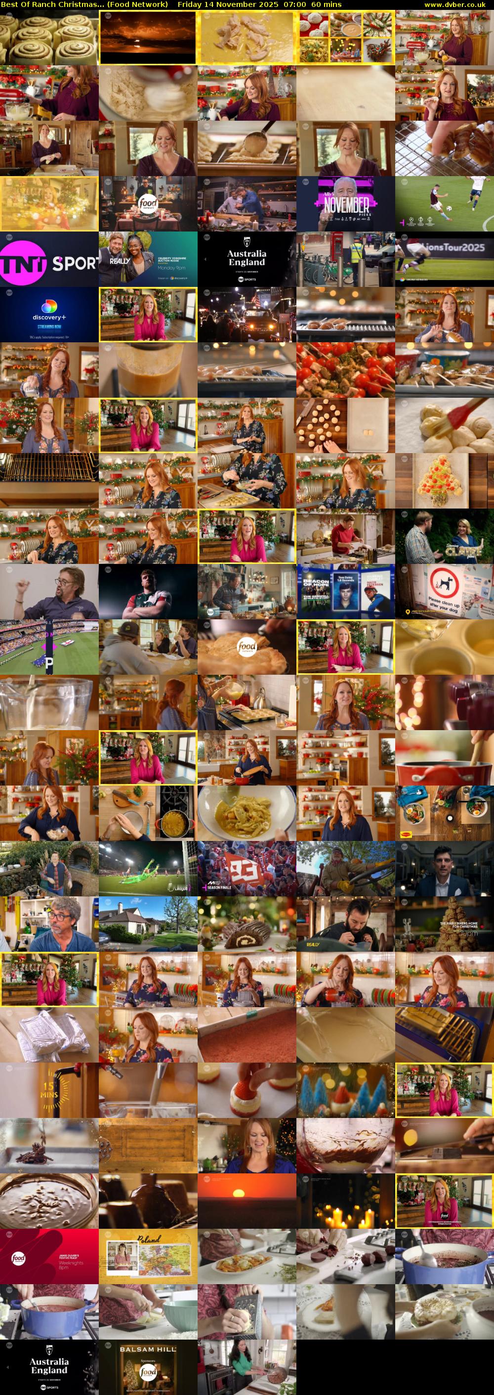 Best Of Ranch Christmas... (Food Network) Friday 14 November 2025 07:00 - 08:00