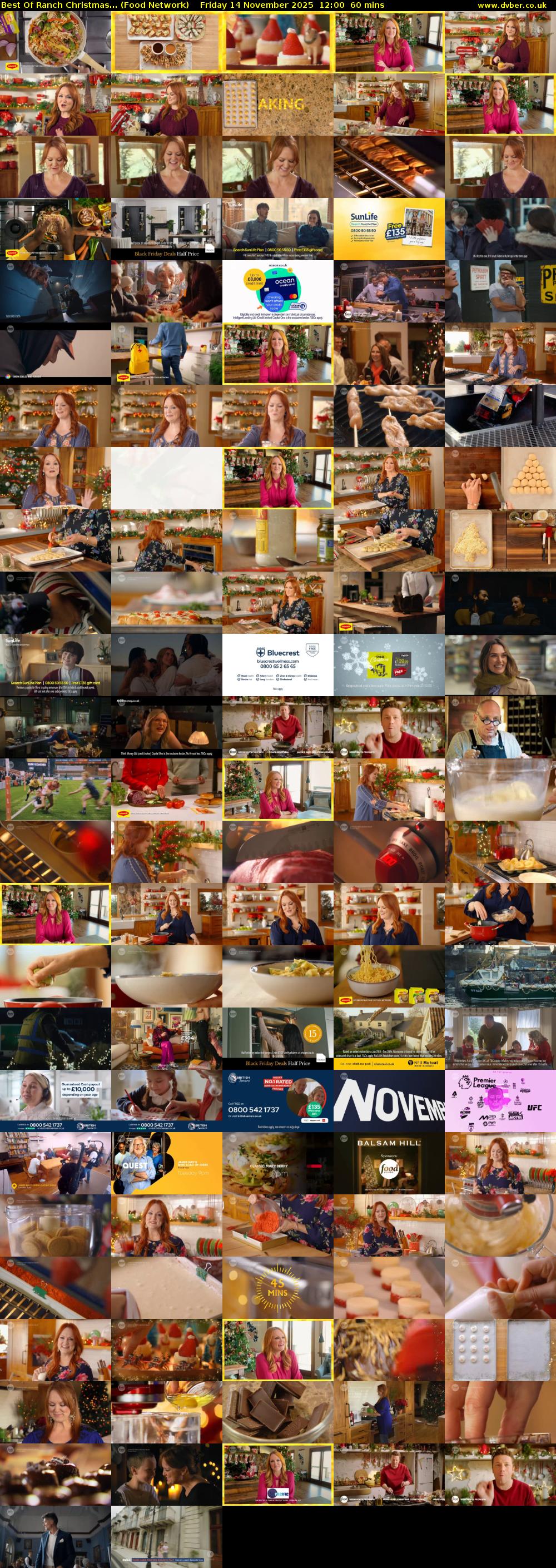 Best Of Ranch Christmas... (Food Network) Friday 14 November 2025 12:00 - 13:00
