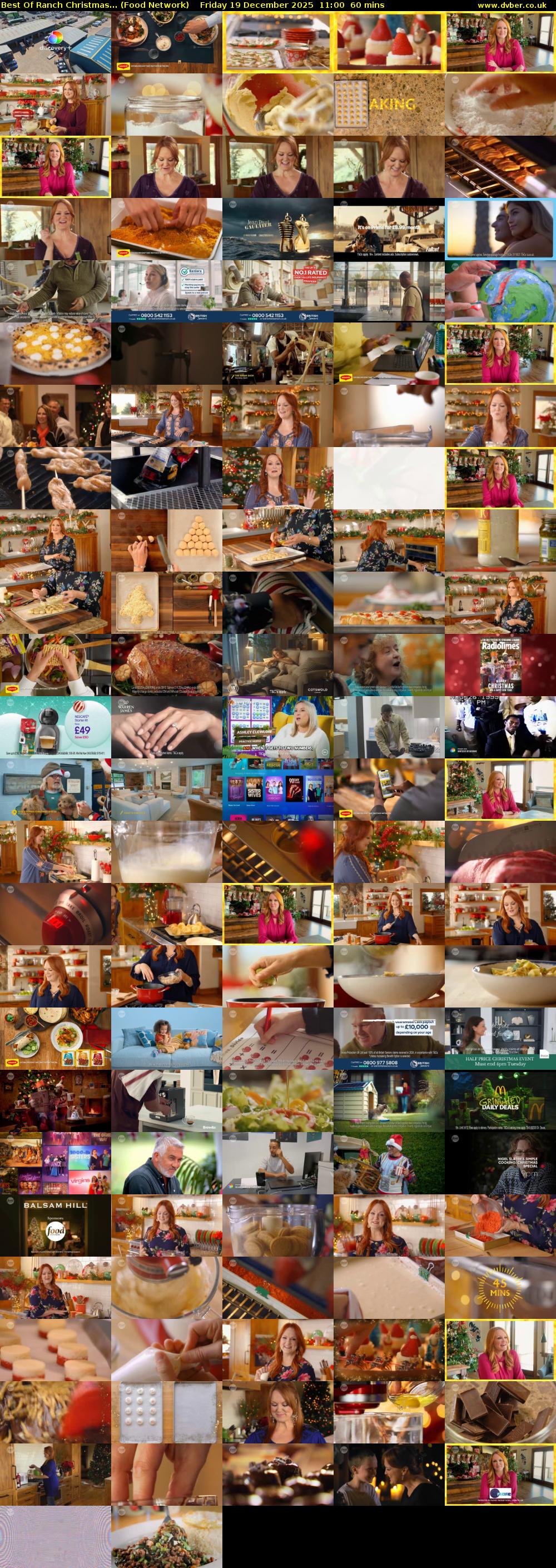 Best Of Ranch Christmas... (Food Network) Friday 19 December 2025 11:00 - 12:00
