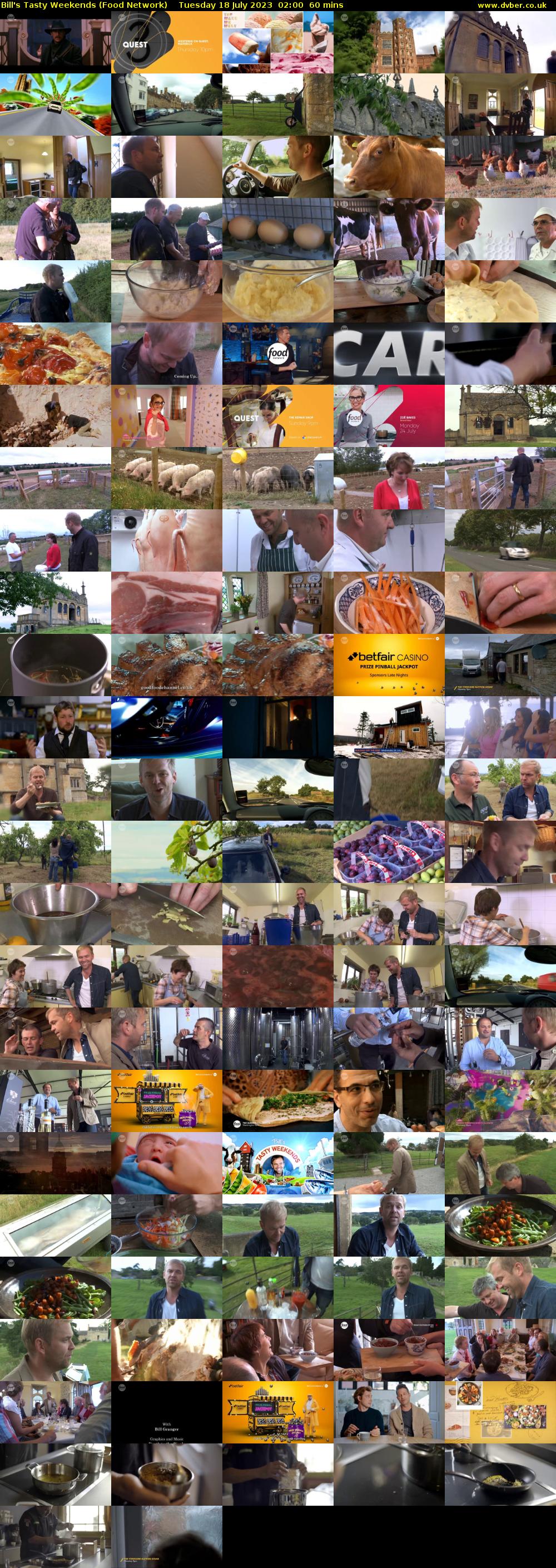 Bill's Tasty Weekends (Food Network) Tuesday 18 July 2023 02:00 - 03:00