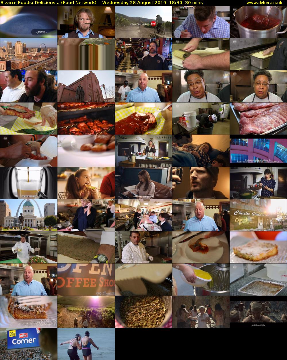 Bizarre Foods: Delicious... (Food Network) Wednesday 28 August 2019 18:30 - 19:00