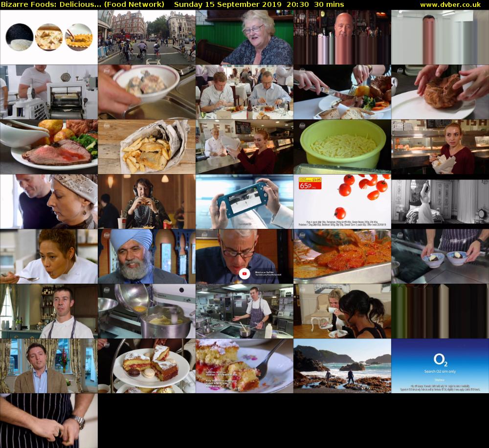 Bizarre Foods: Delicious... (Food Network) Sunday 15 September 2019 20:30 - 21:00