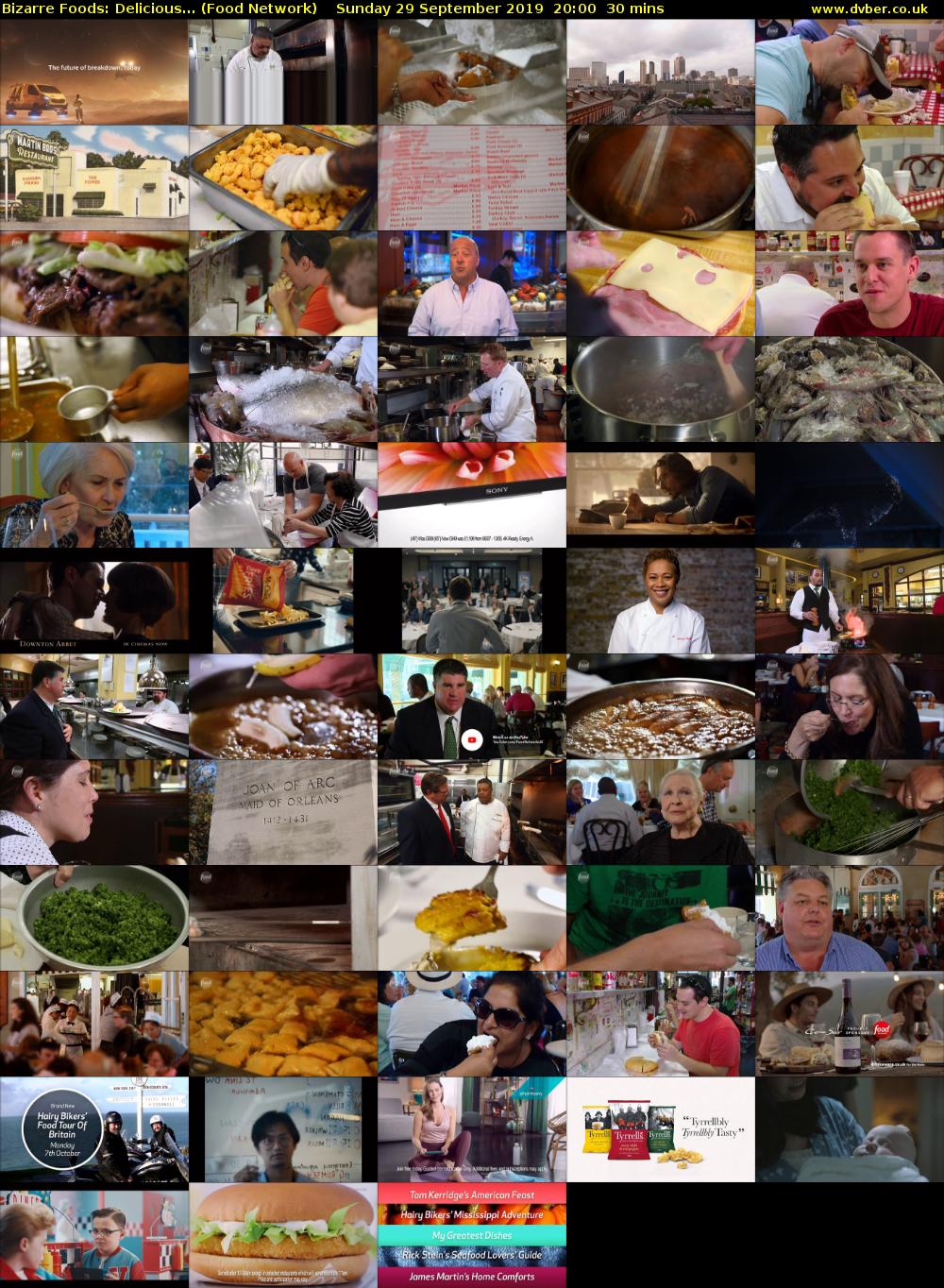 Bizarre Foods: Delicious... (Food Network) Sunday 29 September 2019 20:00 - 20:30
