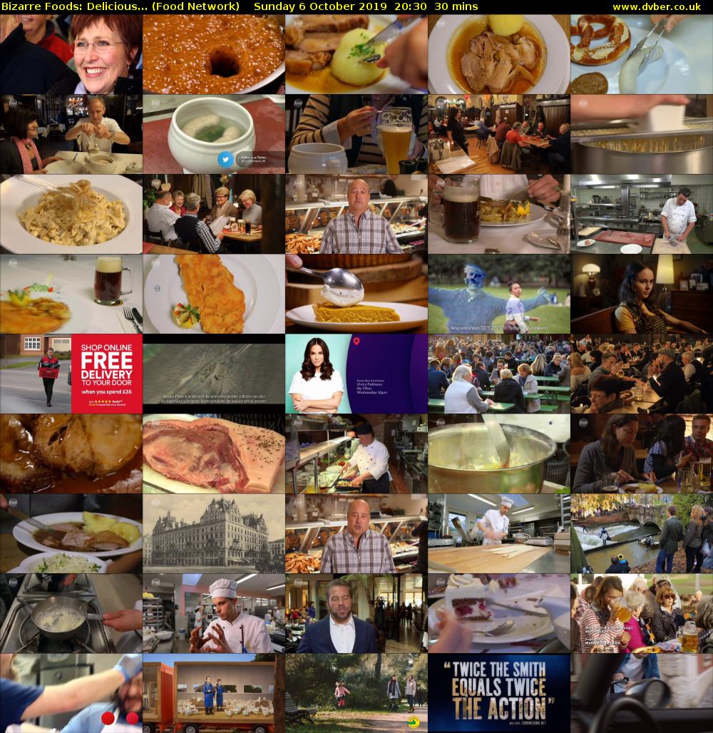 Bizarre Foods: Delicious... (Food Network) Sunday 6 October 2019 20:30 - 21:00