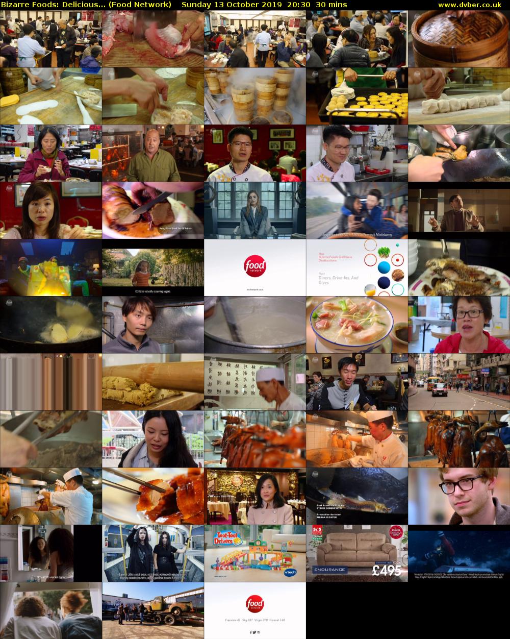 Bizarre Foods: Delicious... (Food Network) Sunday 13 October 2019 20:30 - 21:00