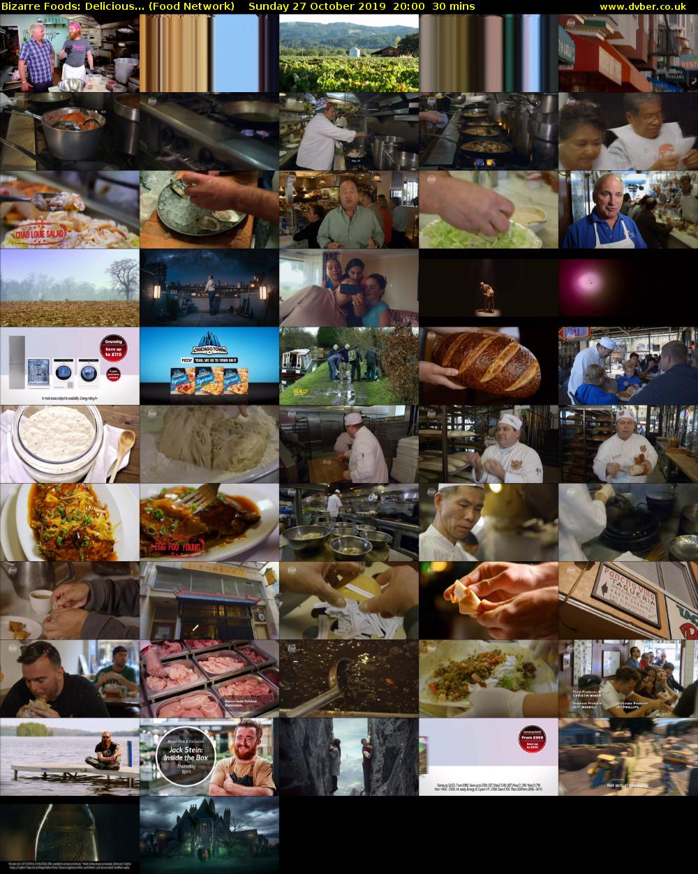 Bizarre Foods: Delicious... (Food Network) Sunday 27 October 2019 20:00 - 20:30
