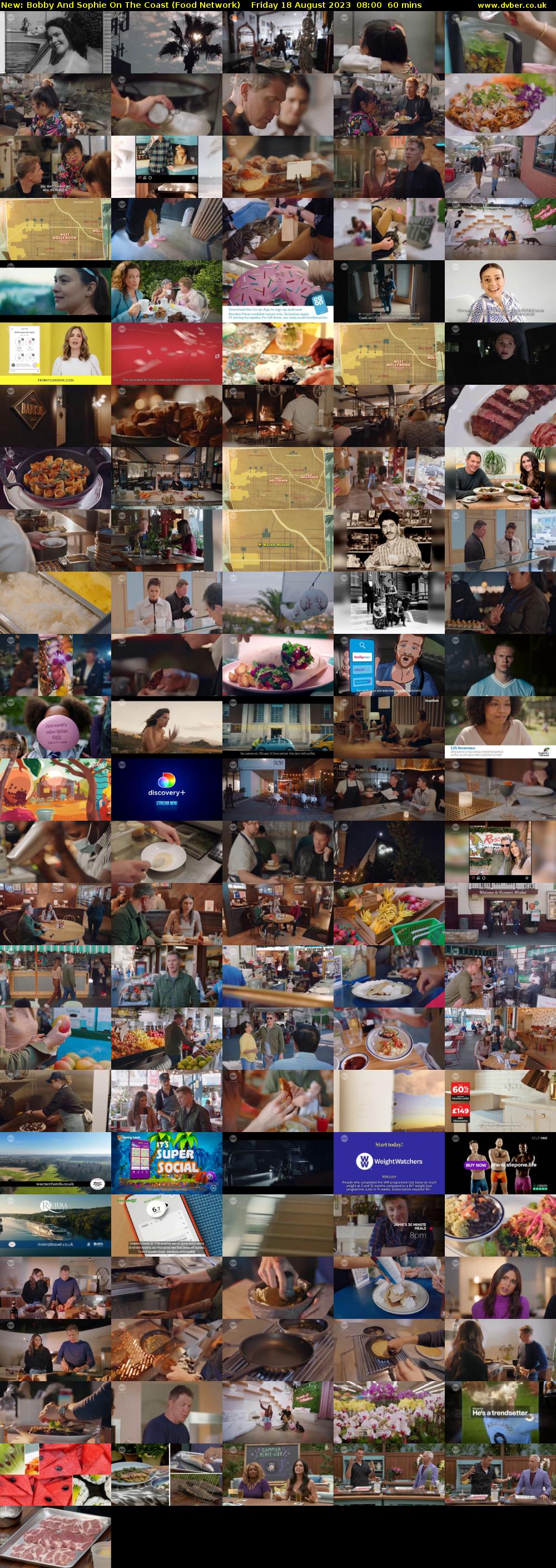 Bobby And Sophie On The Coast (Food Network) Friday 18 August 2023 08:00 - 09:00