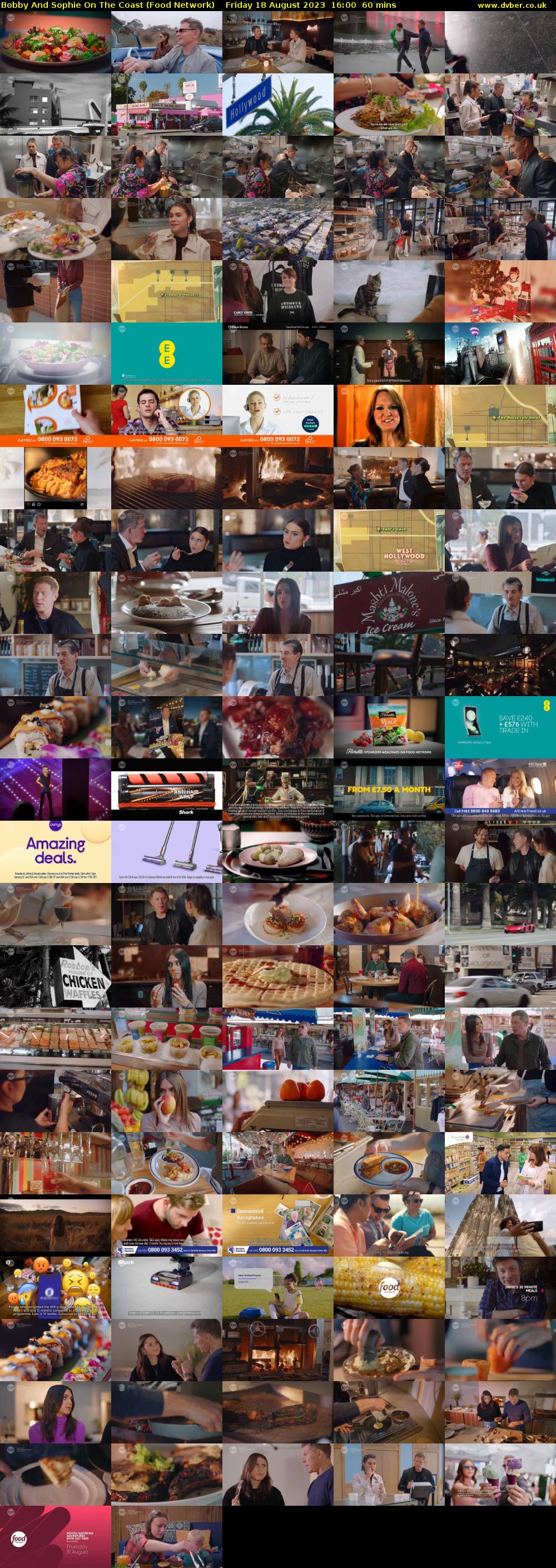 Bobby And Sophie On The Coast (Food Network) Friday 18 August 2023 16:00 - 17:00