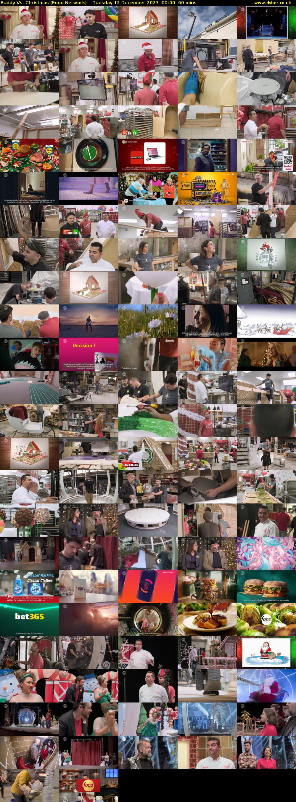Buddy Vs. Christmas (Food Network) Tuesday 12 December 2023 00:00 - 01:00