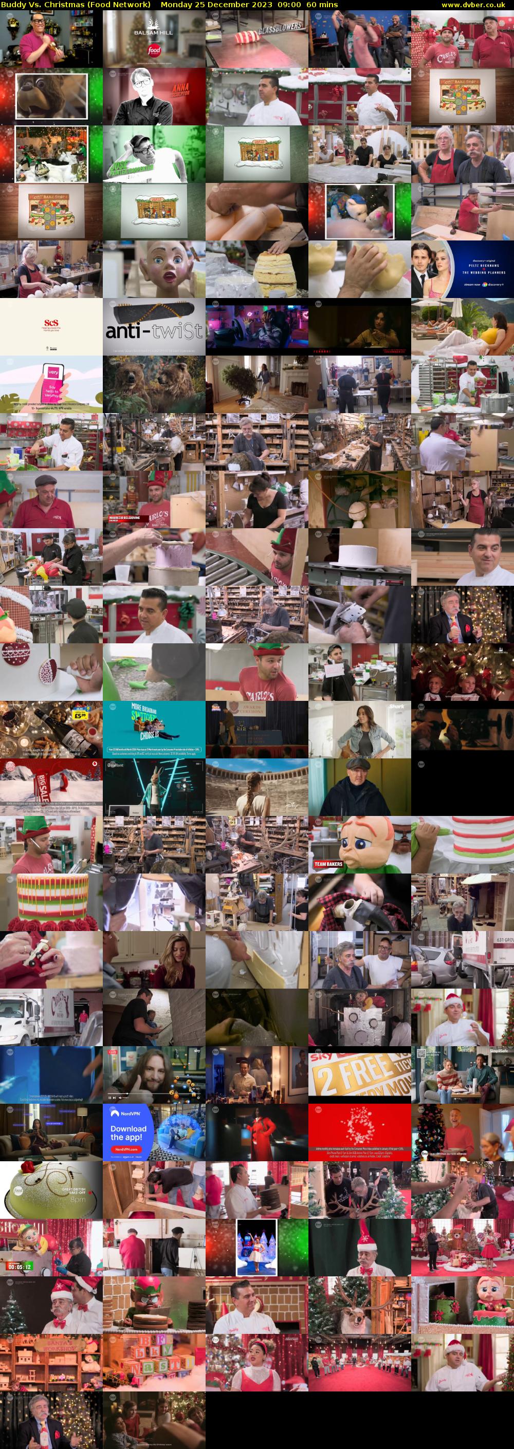 Buddy Vs. Christmas (Food Network) Monday 25 December 2023 09:00 - 10:00
