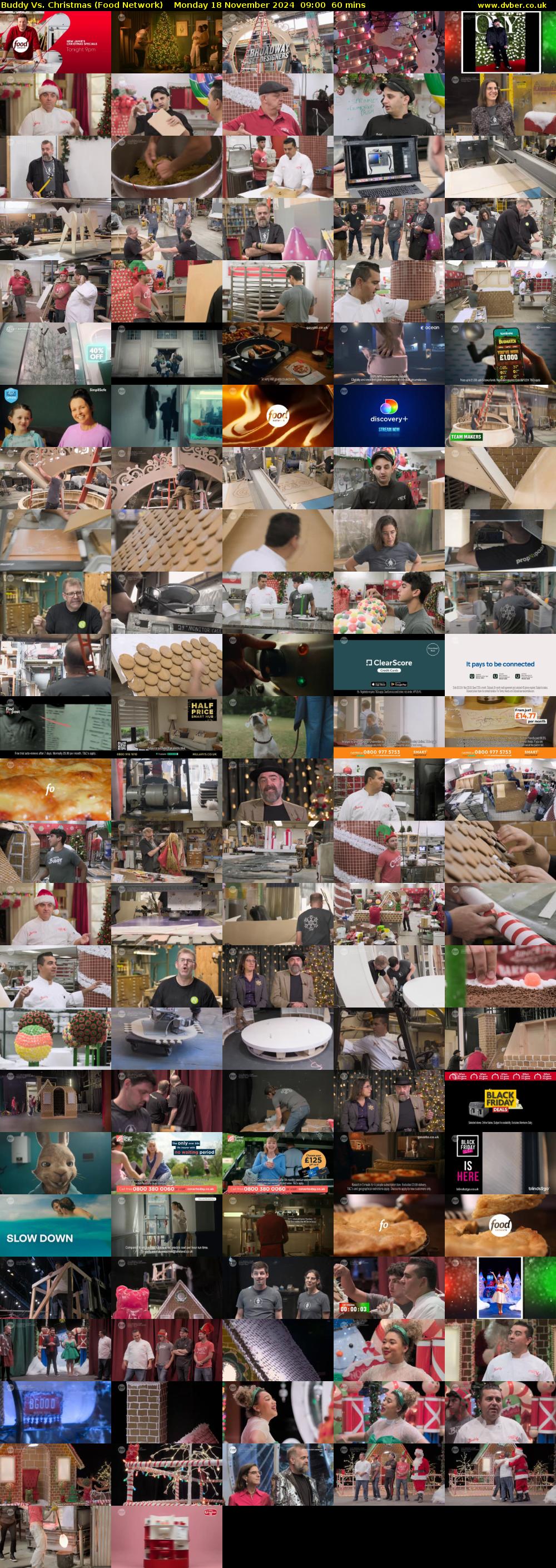 Buddy Vs. Christmas (Food Network) Monday 18 November 2024 09:00 - 10:00