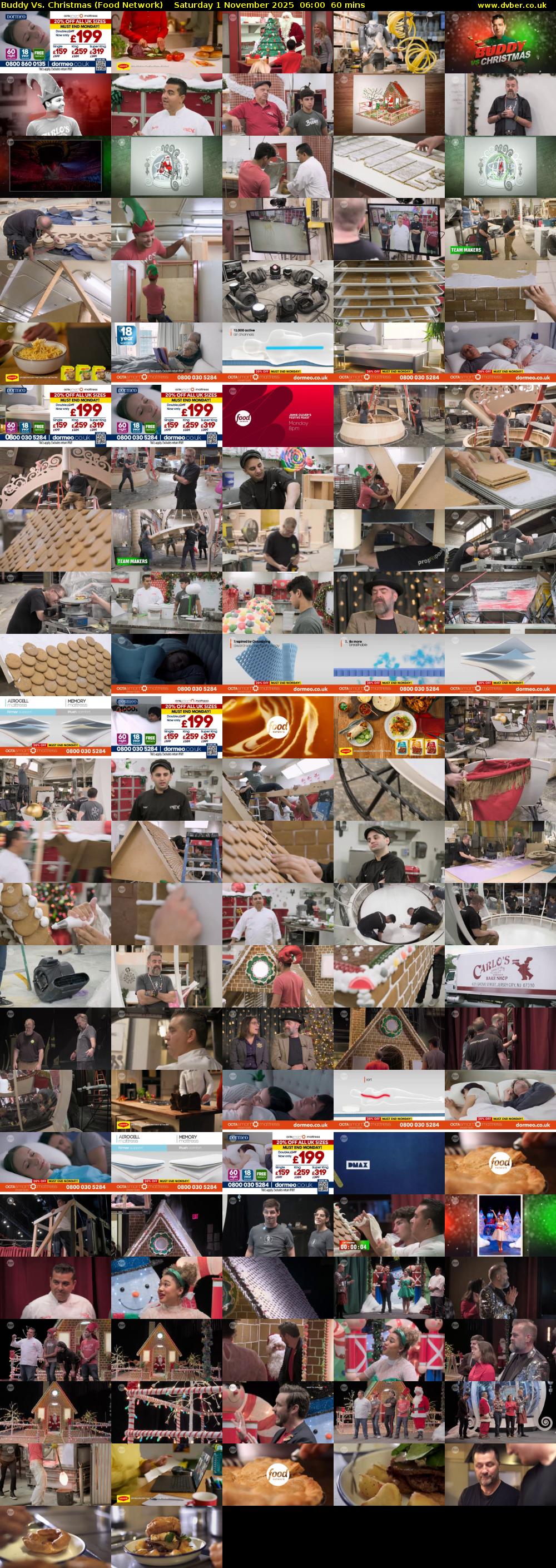 Buddy Vs. Christmas (Food Network) Saturday 1 November 2025 06:00 - 07:00