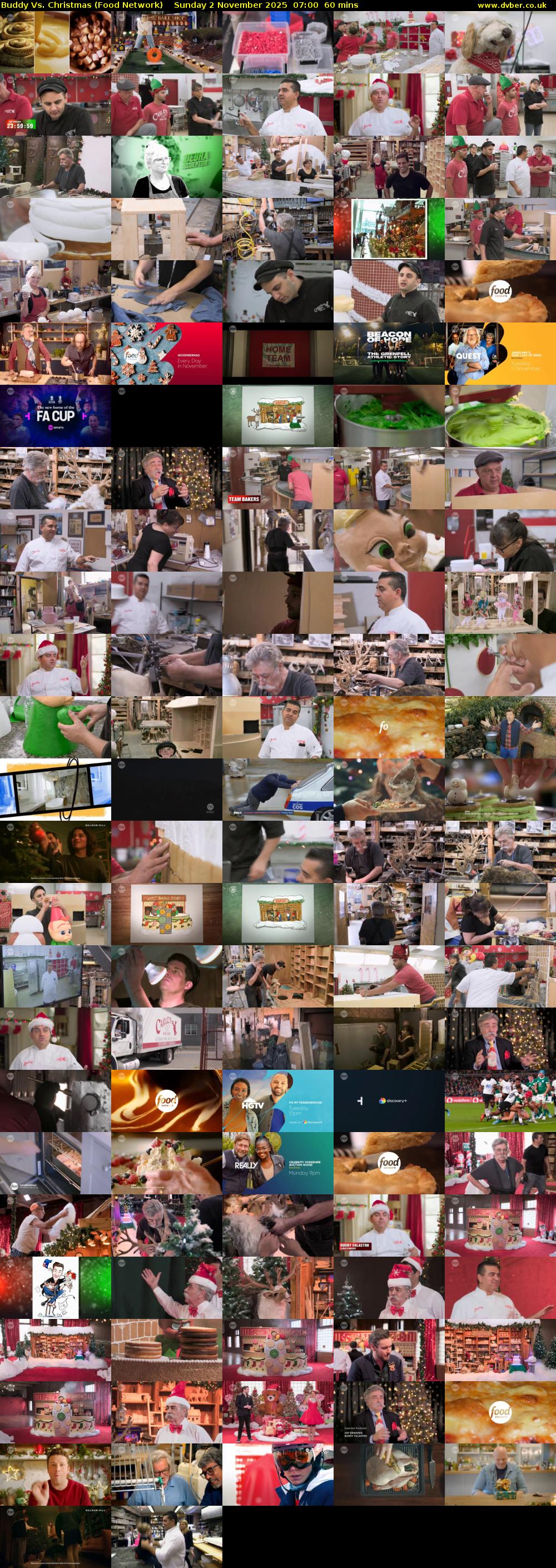 Buddy Vs. Christmas (Food Network) Sunday 2 November 2025 07:00 - 08:00