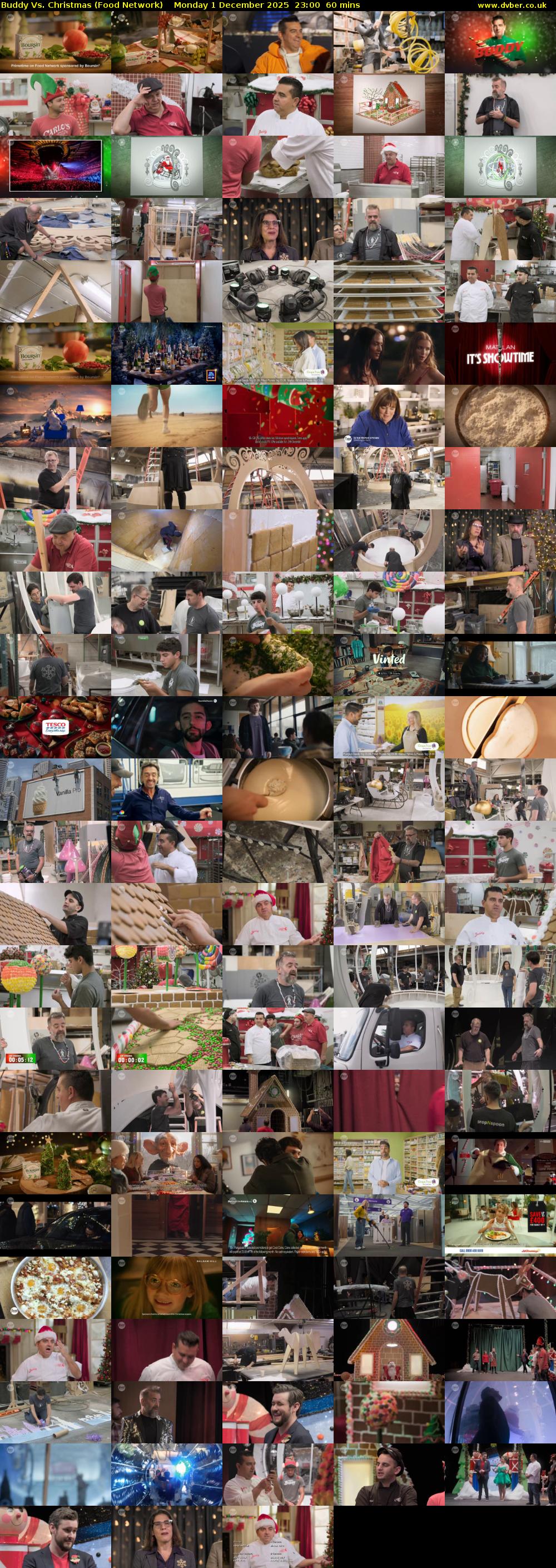 Buddy Vs. Christmas (Food Network) Monday 1 December 2025 23:00 - 00:00