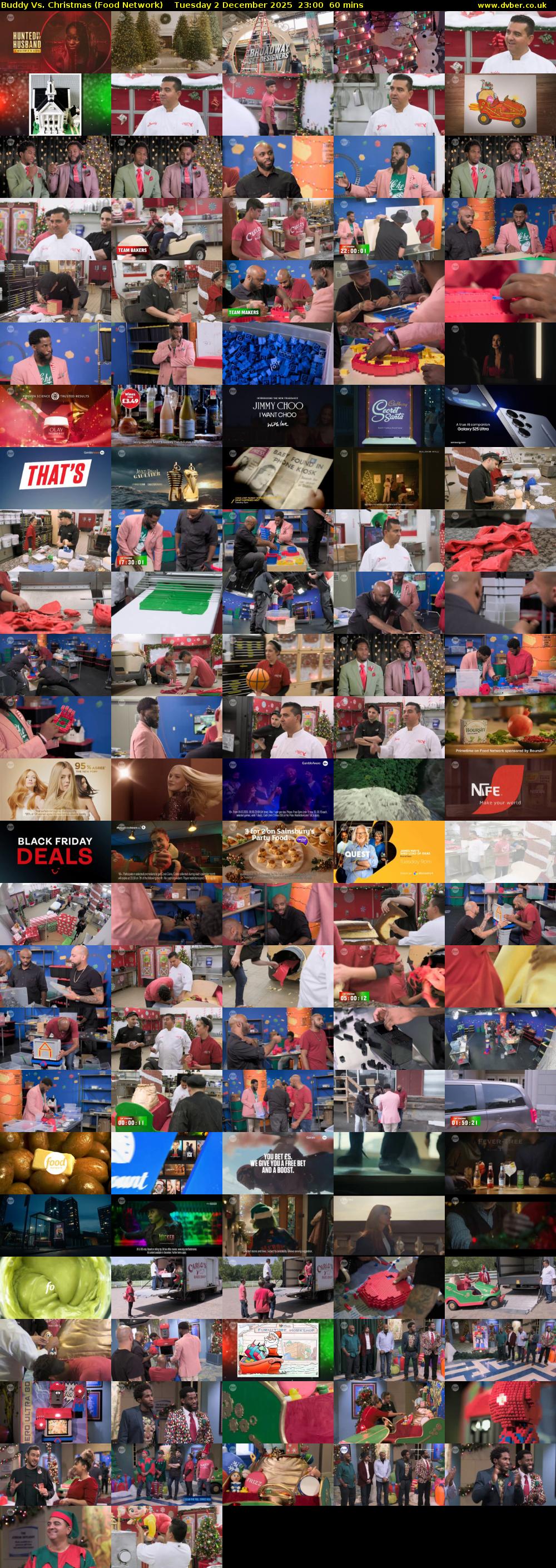 Buddy Vs. Christmas (Food Network) Tuesday 2 December 2025 23:00 - 00:00