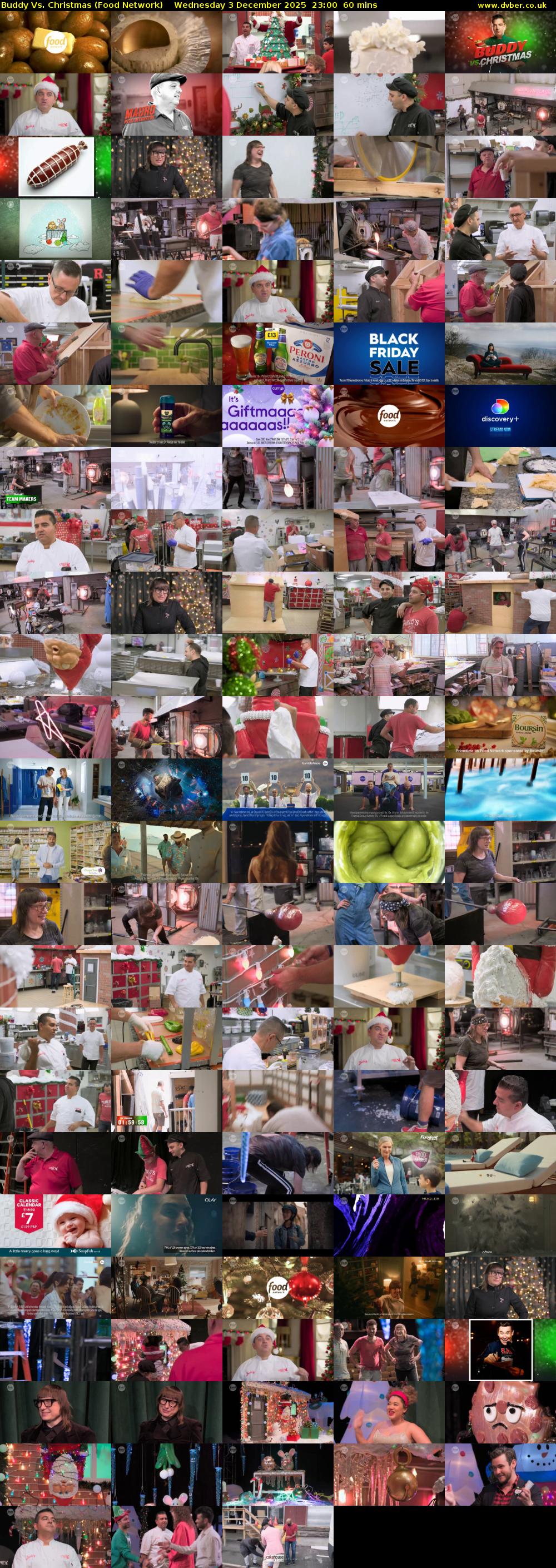 Buddy Vs. Christmas (Food Network) Wednesday 3 December 2025 23:00 - 00:00