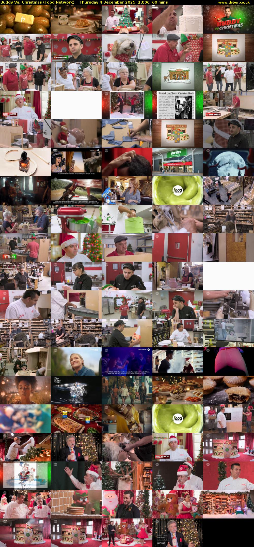 Buddy Vs. Christmas (Food Network) Thursday 4 December 2025 23:00 - 00:00