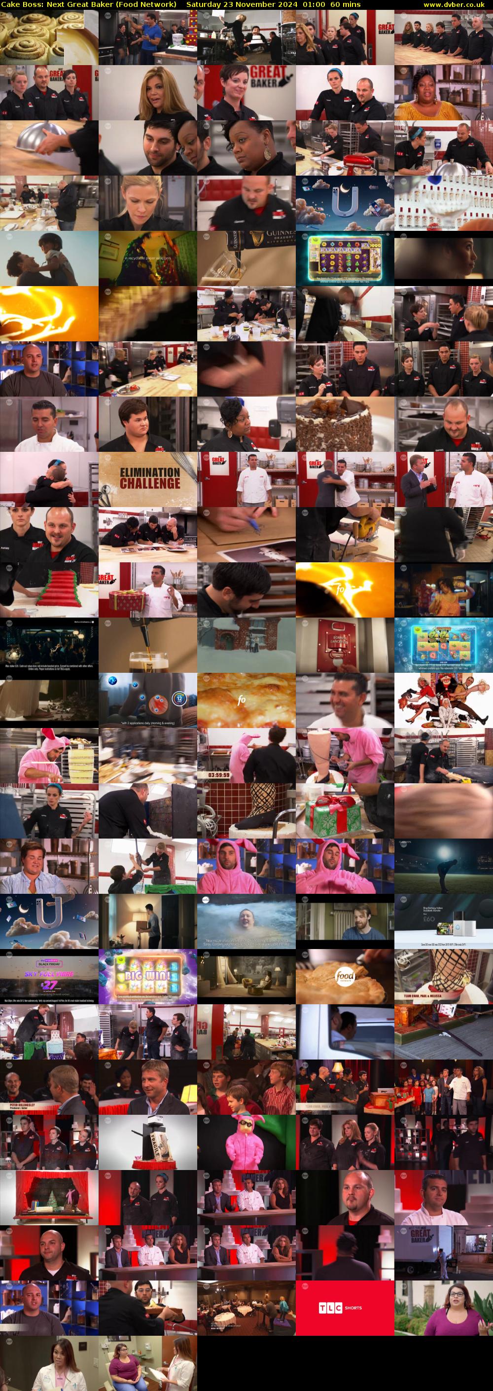 Cake Boss: Next Great Baker (Food Network) Saturday 23 November 2024 01:00 - 02:00