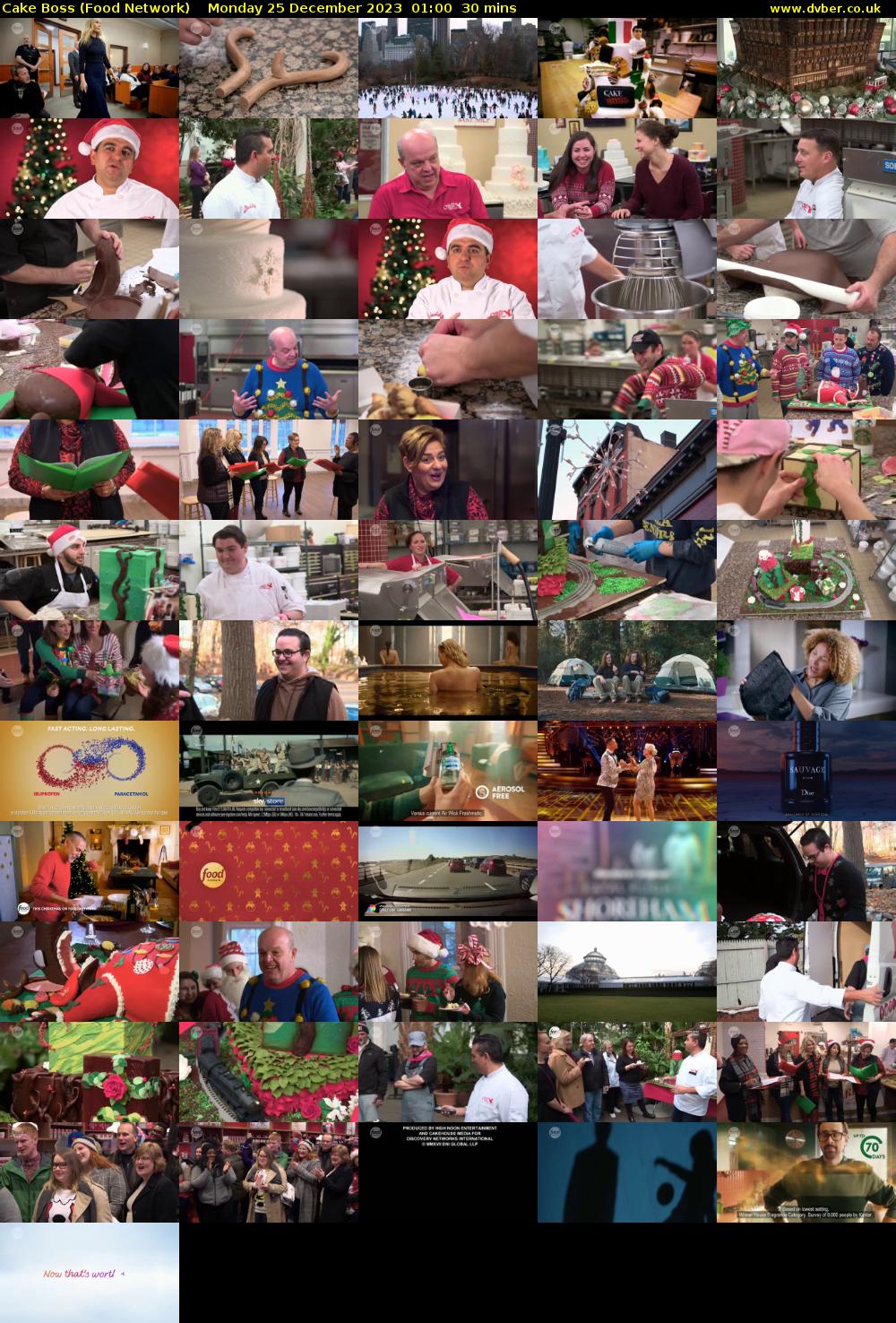Cake Boss (Food Network) Monday 25 December 2023 01:00 - 01:30