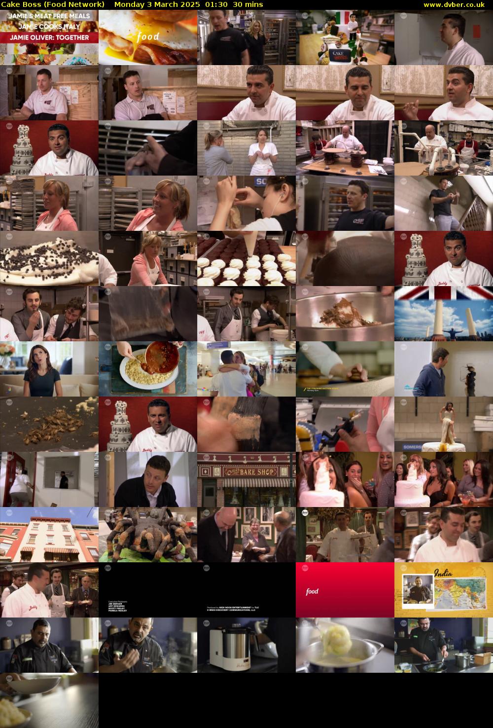 Cake Boss (Food Network) Monday 3 March 2025 01:30 - 02:00