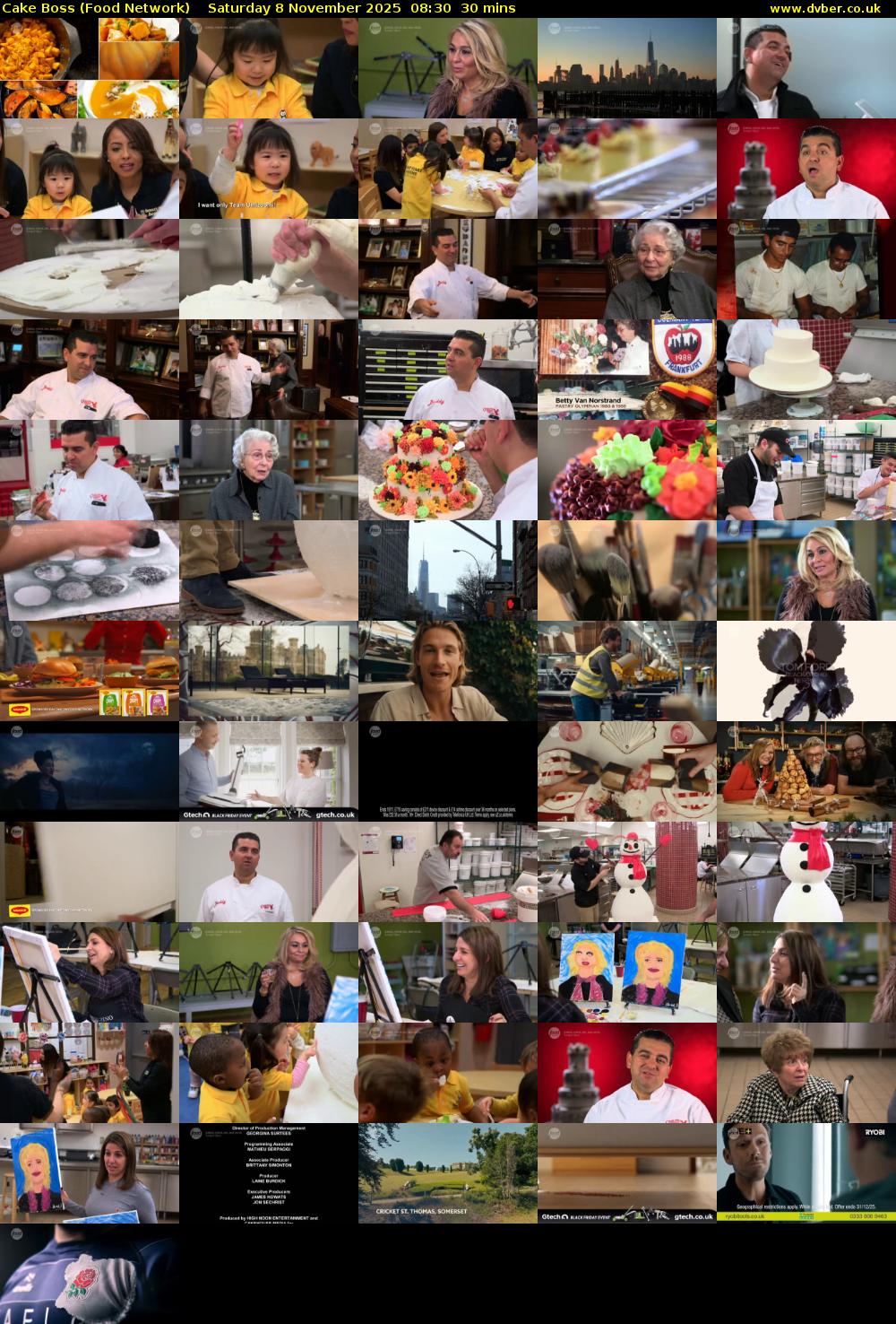 Cake Boss (Food Network) Saturday 8 November 2025 08:30 - 09:00