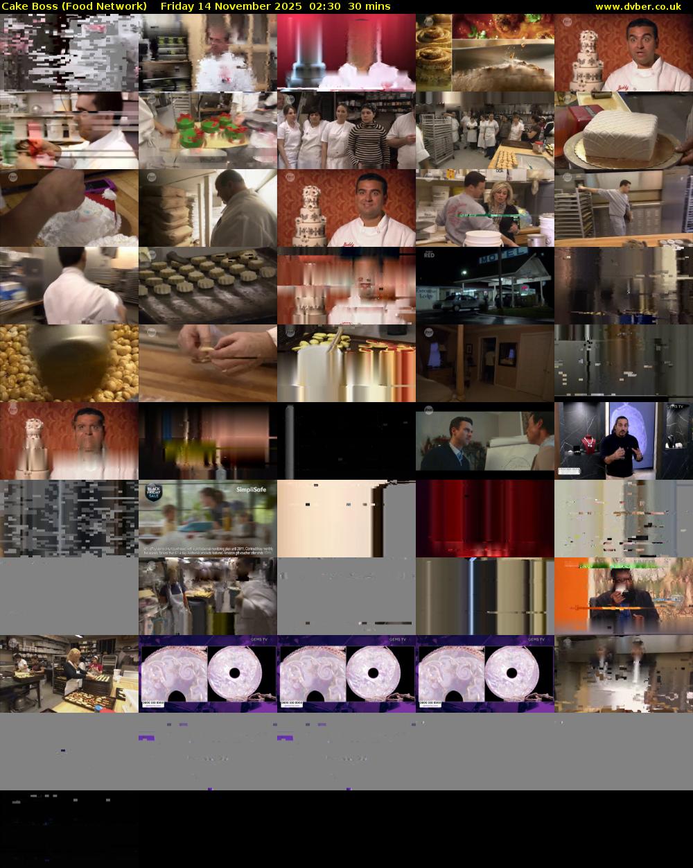 Cake Boss (Food Network) Friday 14 November 2025 02:30 - 03:00