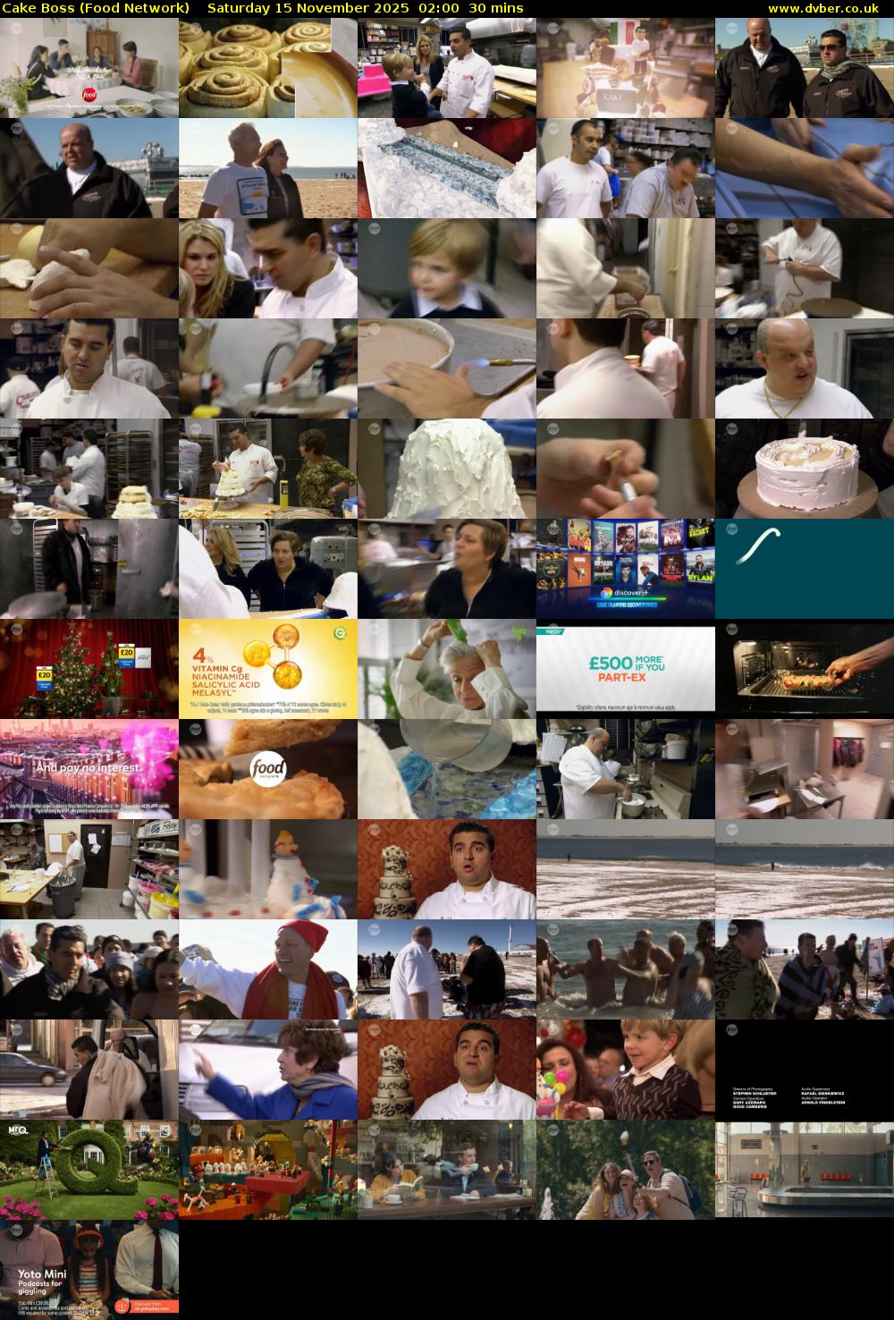 Cake Boss (Food Network) Saturday 15 November 2025 02:00 - 02:30