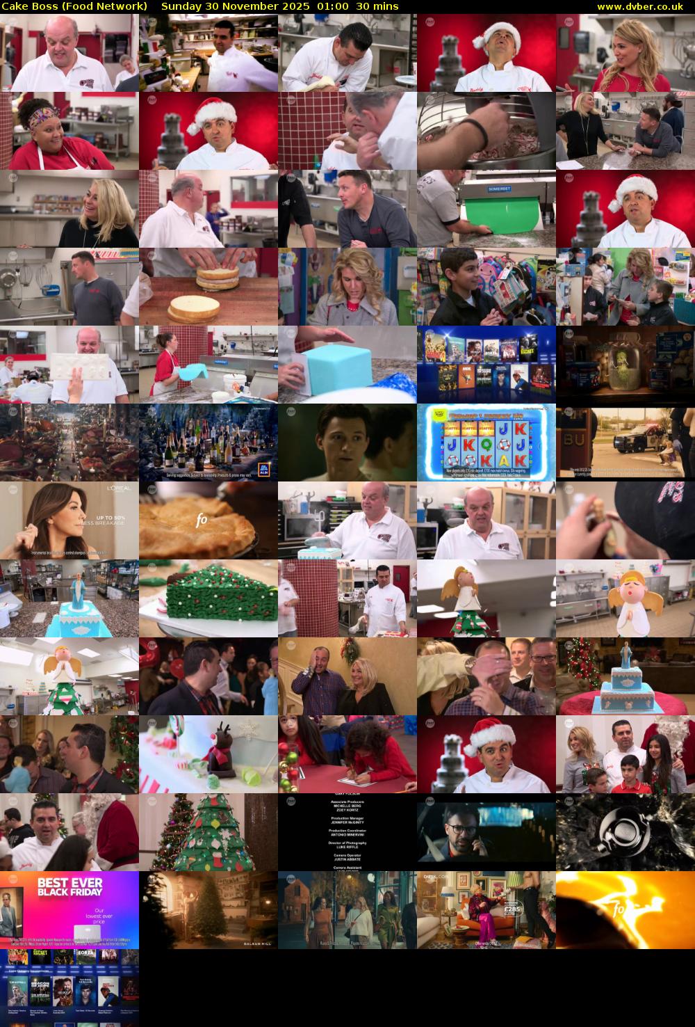 Cake Boss (Food Network) Sunday 30 November 2025 01:00 - 01:30