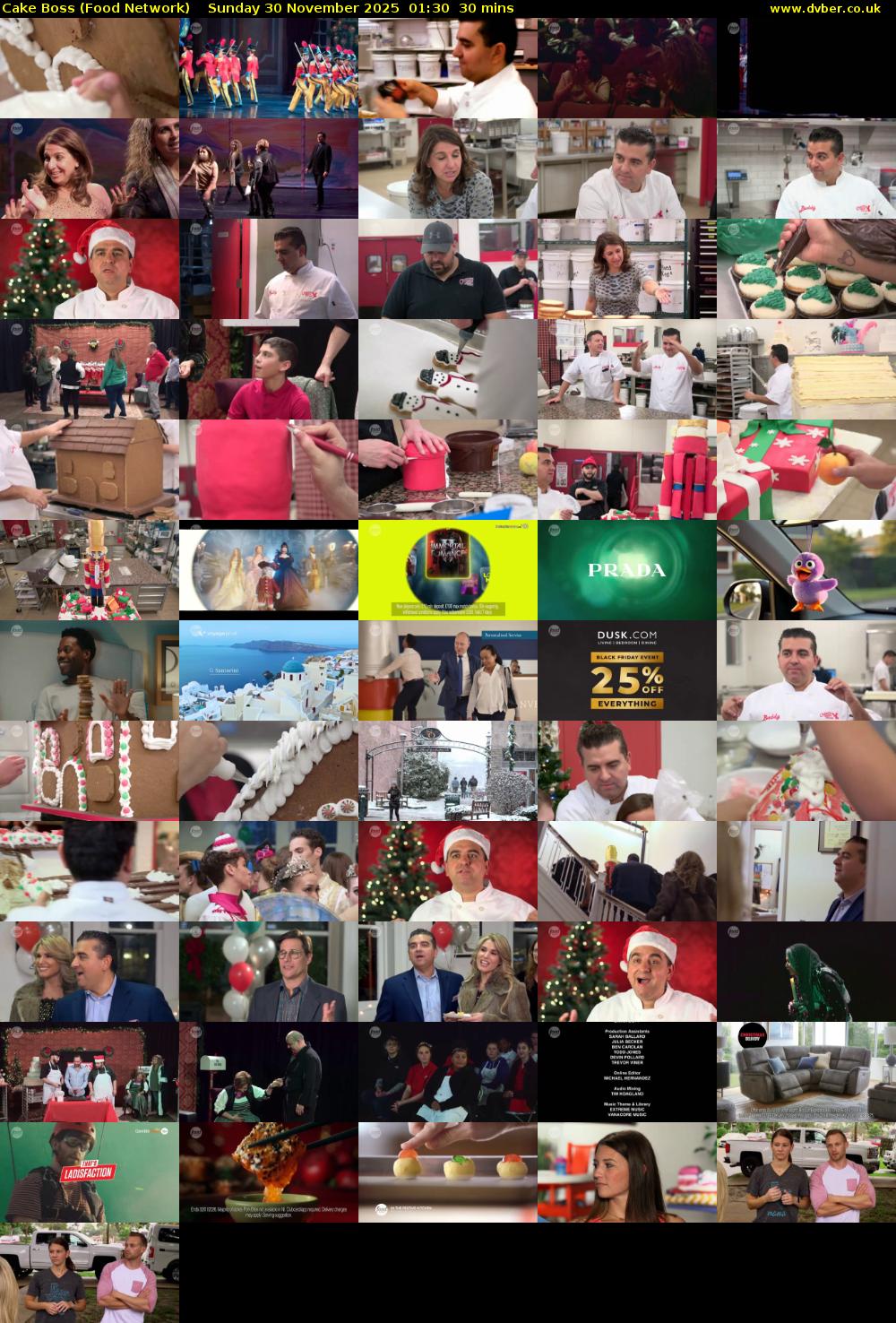 Cake Boss (Food Network) Sunday 30 November 2025 01:30 - 02:00