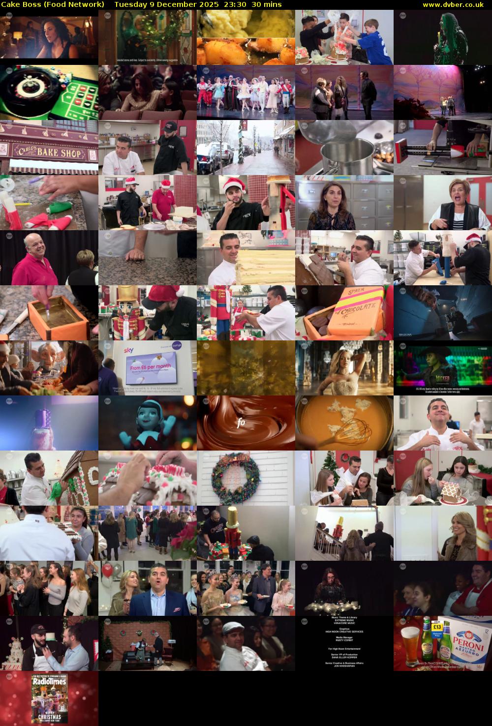 Cake Boss (Food Network) Tuesday 9 December 2025 23:30 - 00:00