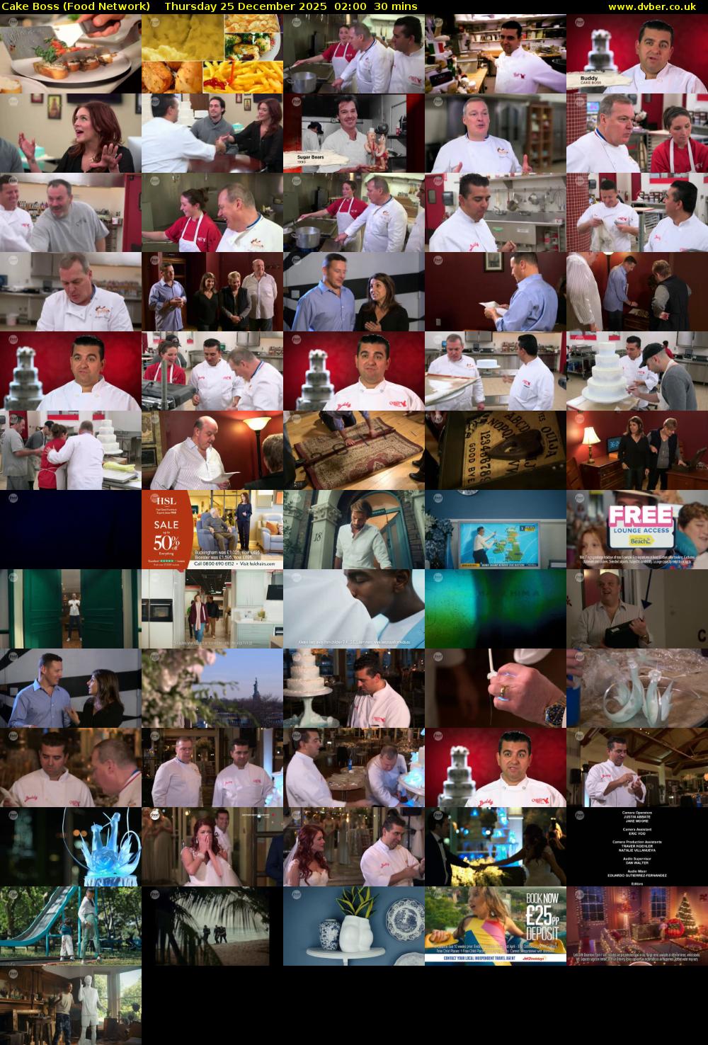 Cake Boss (Food Network) Thursday 25 December 2025 02:00 - 02:30