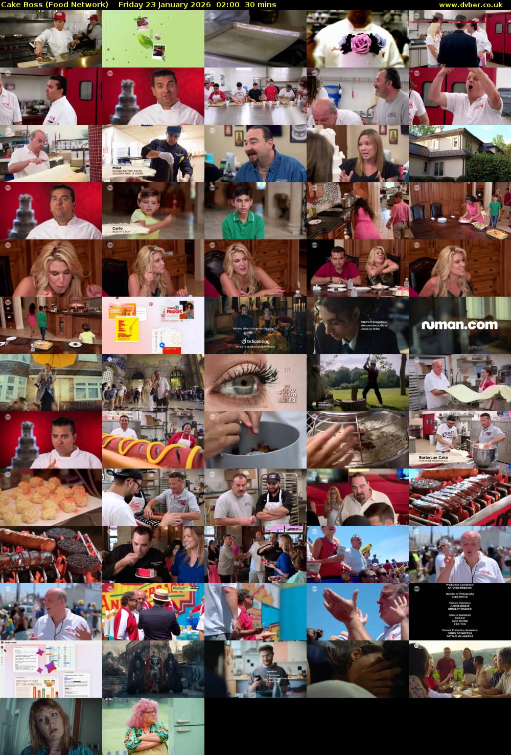 Cake Boss (Food Network) Friday 23 January 2026 02:00 - 02:30